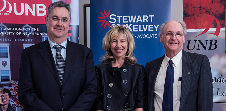 Stewart McKelvey endows scholarships to support University of New Brunswick law students