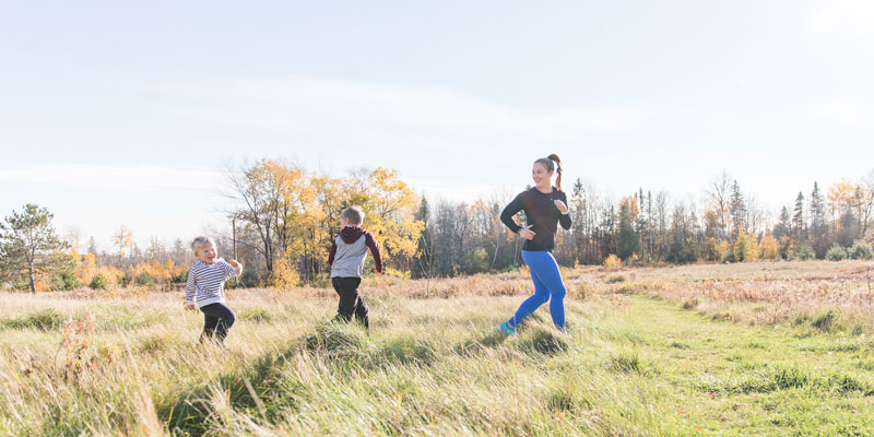 Emily Scott: Five ways to include your children in your exercise