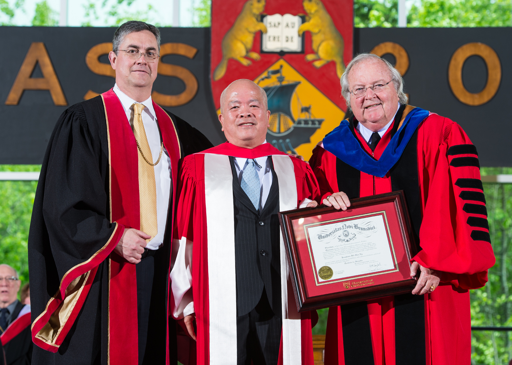 Entrepreneur and visionary Joe Ng receives honorary doctorate from UNB