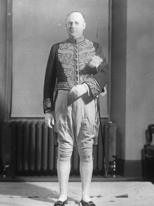 Prime Minister R.B. Bennett in civil uniform, ca. 1930–1935.