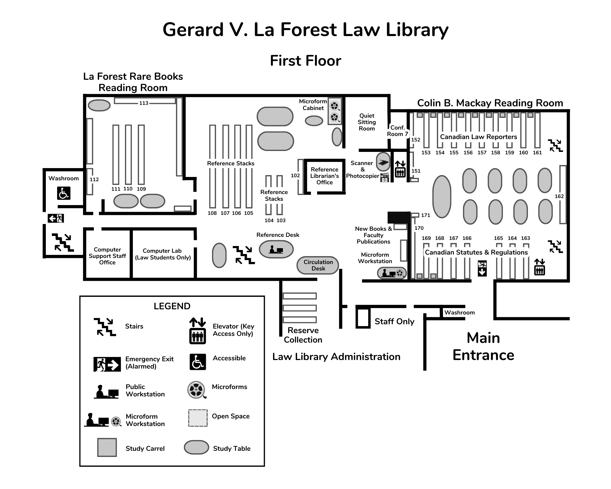 Law Library, First Floor