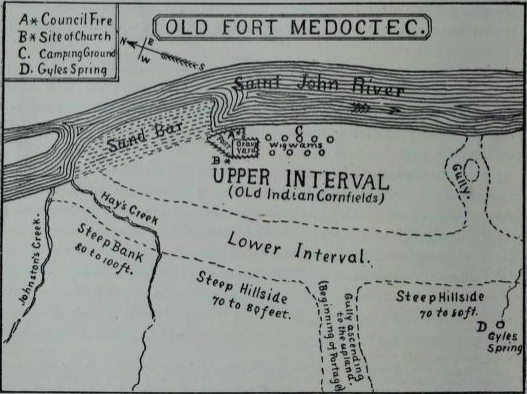 Fort Meductic Historical Map